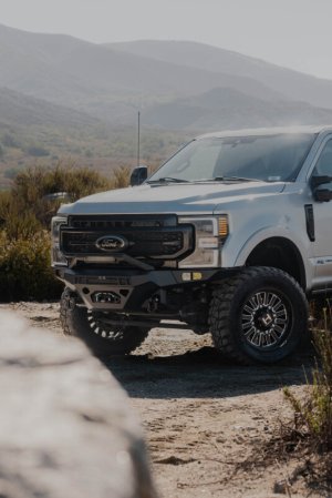 Ford Super Duty F-350 Front Bumper - DV8 Offroad - Spec Series - Black - `17-`22